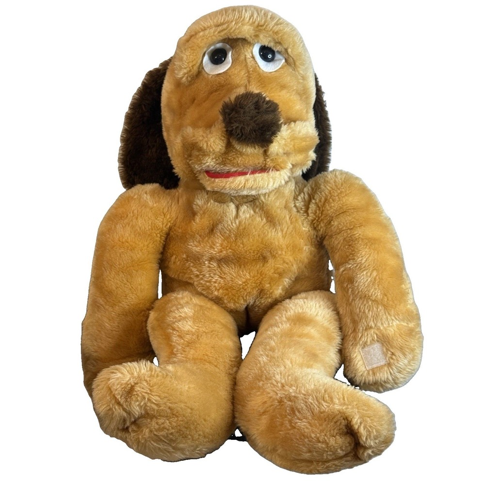 Vtg Atlanta Novelty Gerber Hound Dog Plush 27" Large Stuffed Animal Floppy Ears